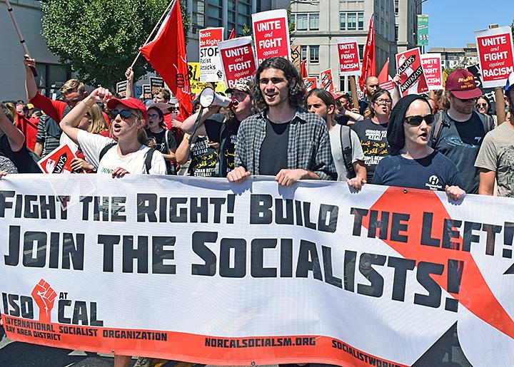 Socialists march against hate in San Francisco