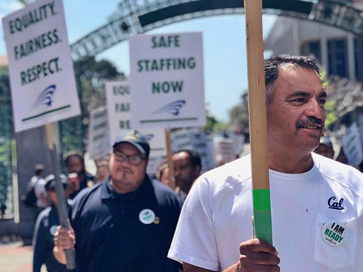 Workers at UC Berkeley demand a living wage and dignity on the job