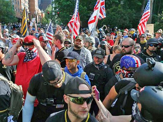 Members of the Proud Boys