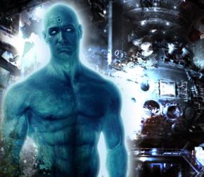 Dr. Manhattan in the film adaptation of Watchmen