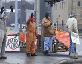 On the picket line at Cooper Tire & Rubber