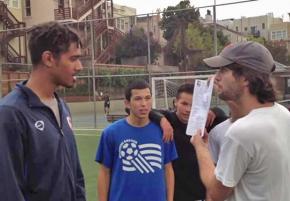 The "tech bros" show off their paid-for permit to use a Mission soccer field