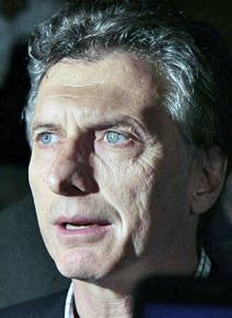 Argentine President Mauricio Macri