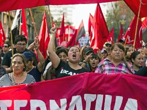 On the march in Chile