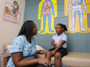 Nurse in a Chicago school